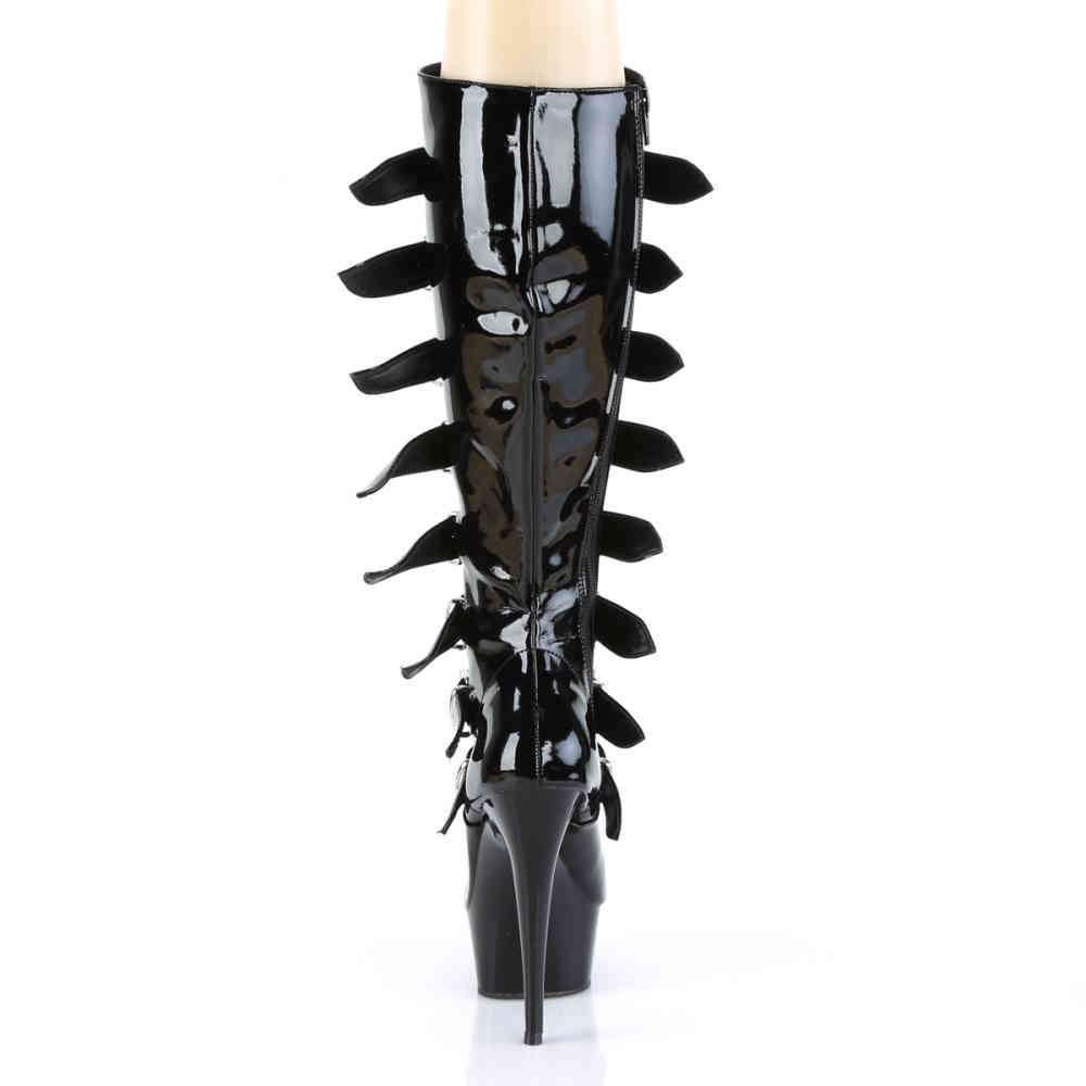 Pleaser - DELIGHT2049 Kniehohe Stiefel - Schwarz Product image